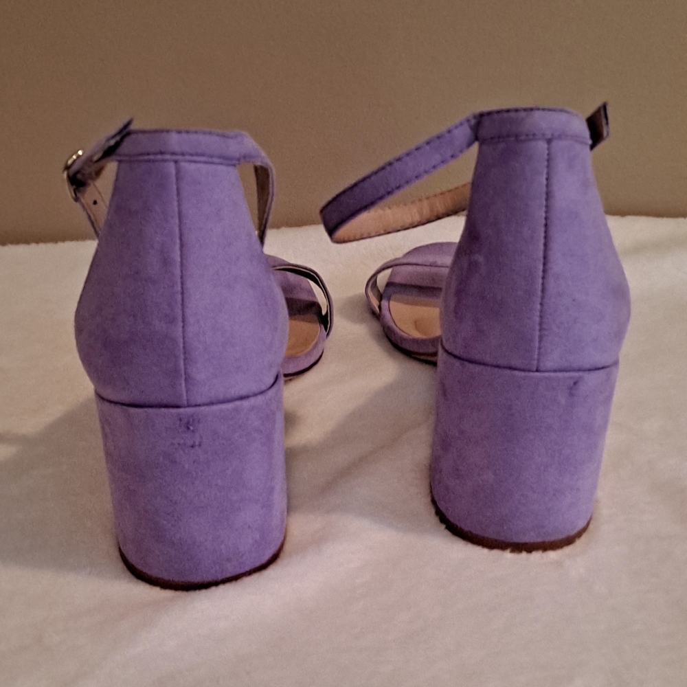 A New Day Lilac Sandals Sz 11 - Picture 4 of 8
